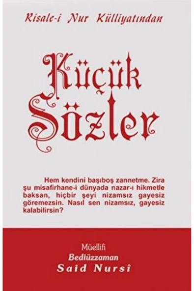 Küçük Sözler Normal Boy ürün görseli