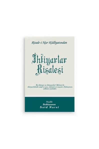 İhtiyarlar Risalesi, Risalei Nur Külliyatından (Orta Boy-Kod:439) ürün görseli