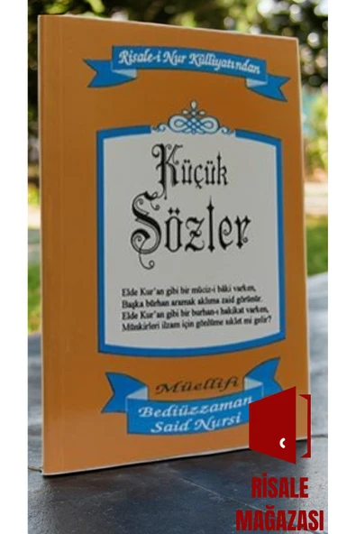 Küçük Sözler - Cep Boy Risale-i Nur Külliyatı Bediüzzaman Said Nursi Risalei Nur  İhlas Nur Neşriyat - Resim 2