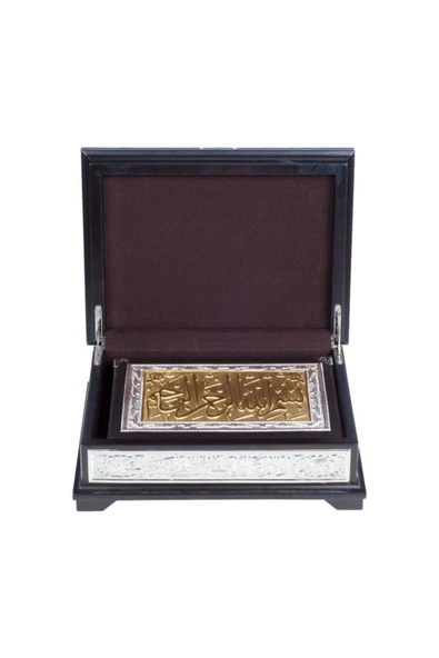 Yaldızlı Kaplama Gümüş Kanatlı Kuranı Kerim - Hafız Boy - ürün görseli