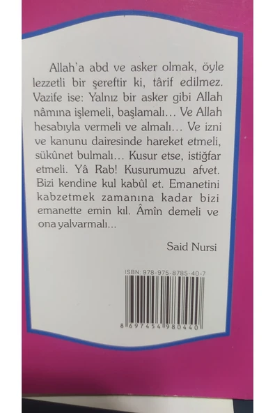 Küçük Sözler, Bediüzzaman Said Nursi - Resim 2