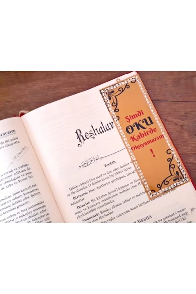 Risale-i Nur Metal Kitap Ayracı - Resim 2