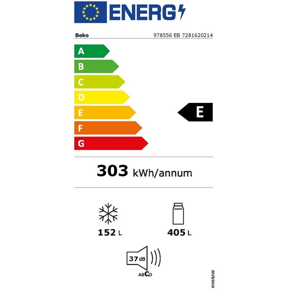 Beko 978556 EB No Frost Buzdolabı - Resim 2