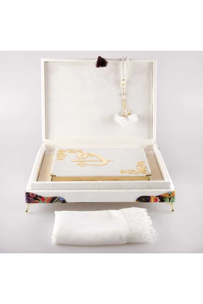 Şal Tesbih Kuran Hediye Seti - Resim 4