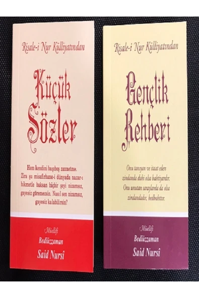 Cep Boy Gençlik Rehberi + Küçük Sözler - ürün görseli