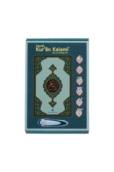 Kuran Okuyan Kalem - Kalem Kuran (orta Boy-yeşil) - Resim 2