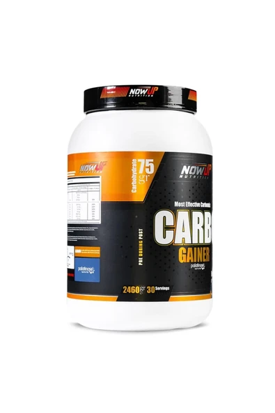 NOWUP NUTRITION Carbo Gainer 2460 gr | Karışık Meyve Aromalı | Karbonhidrat Takviyesi - Resim 4