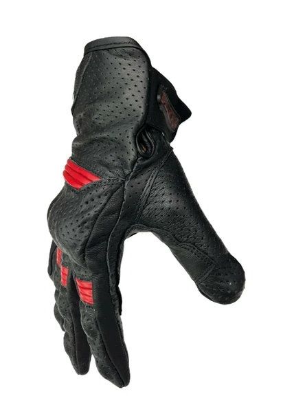 Prosev Glove 027 Kırmızı Siyah Eldiven - 2