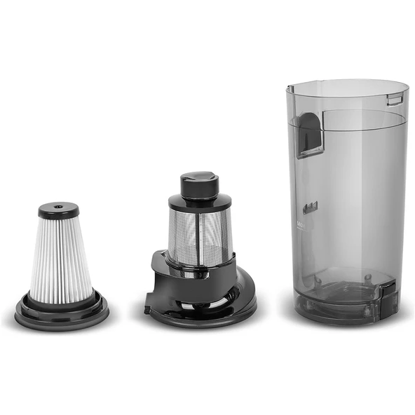 Homend Dustrider Pro 1270H Toz Istasyonlu Ergonomik Dikey Süpürge Siyah - Resim 8