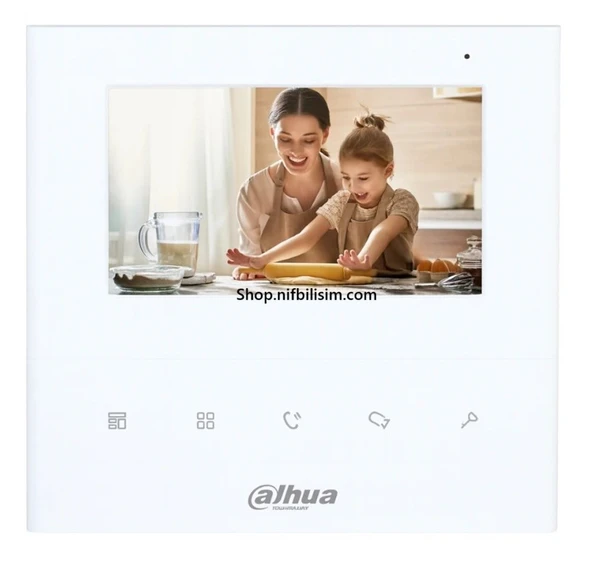 Dahua VTH1010J 4.3" Analog İç Mekan Monitörü Dahua Analog KTA04 İç Ekran KTA02 İç Ekran ürün görseli