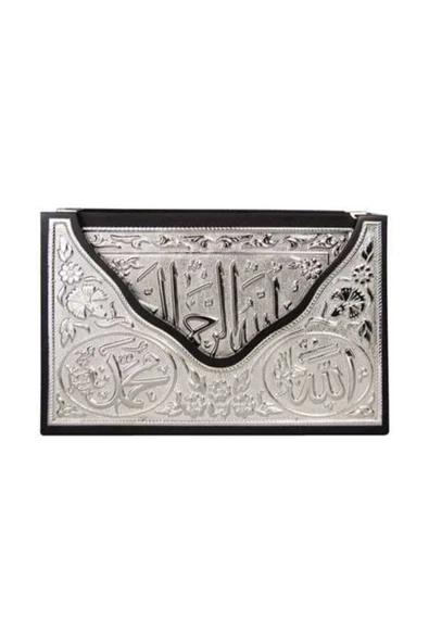 Kaplama Gümüş V Tipi Kuranı Kerim - Çanta Boy - ürün görseli