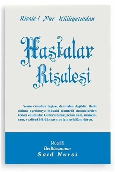 Hastalar Risalesi, Risalei Nur Külliyatından (Cep Boy-Kod:528) ürün görseli