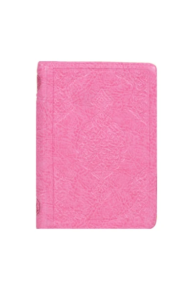 Çanta Boy Kuranı Kerim (pembe Renk-12,5 X 17,5 Cm Ebadında-altın Yaldızlı Kılıflı) - Resim 2