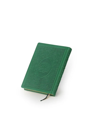 Mushaf Çanta Boy Hamit 5 Renk Suni Deri Yeşil - Resim 2