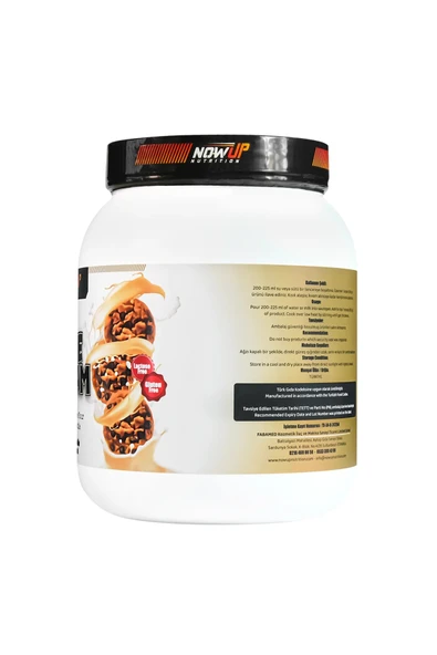 NOWUP NUTRITION Rice Cream - Double Cookie: Kurabiye Aromalı Pirinç Kreması (1500gr, 30 Porsiyon) - Resim 2
