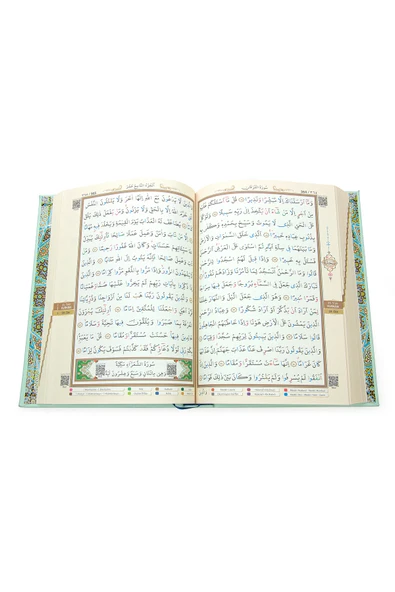 Tecvidli Kuranı Kerim - Termo Deri - Rahle Boy - Turkuaz Renkli - Ayfa Yayınevi - Bilgisayar Hatlı - Resim 3