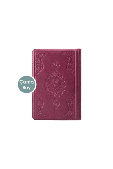 Hayrat Çanta Boy Kılıflı Kuran 12x17 Cm - Lila ürün görseli