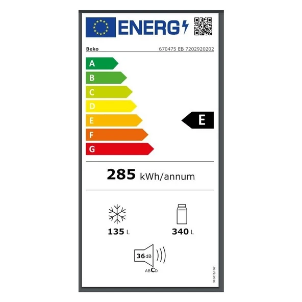 Beko 670475 EB No Frost Buzdolabı - Resim 4