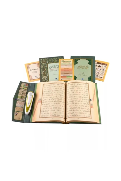 Hayrat Kur'an Kalemi Kur'an Okuyan Kalem Ve Rahle Boy Kur'an-ı Kerim ürün görseli