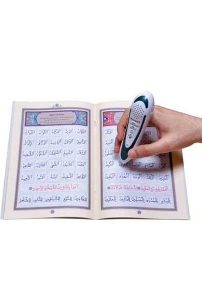 Kuran Okuyan Kalem Seti - Orta Boy Kabe Desenli - Resim 4