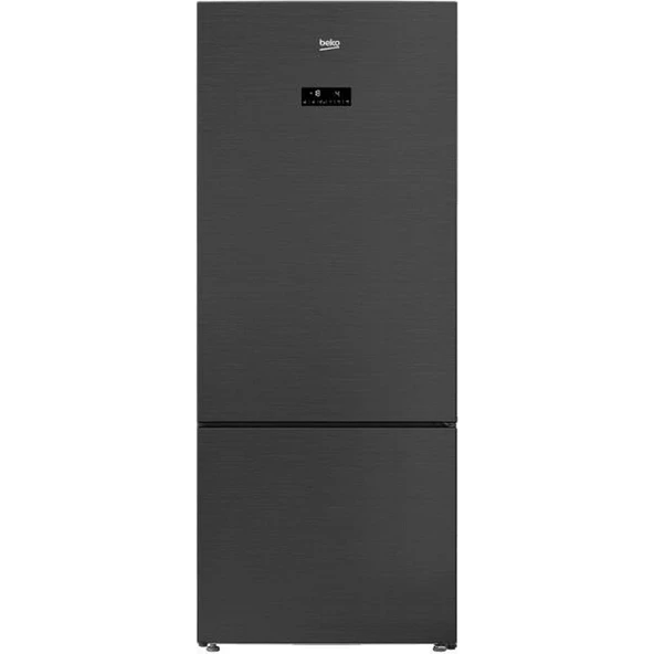 Beko 674580 Edı E Enerji Kombi No Frost 2 Kapaklı Dark Inox Buzdolabı ürün görseli