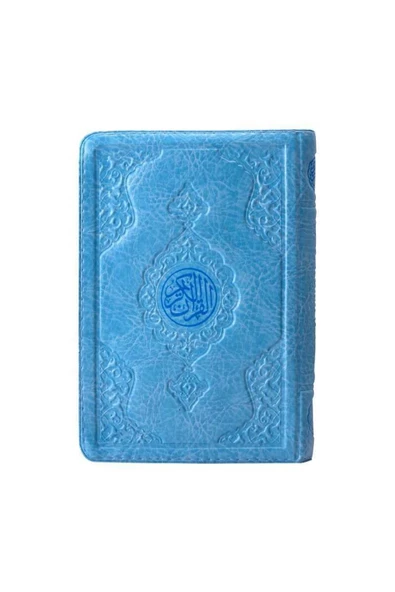 Çanta Boy Kur'an-ı Kerim (mavi Renk, Kılıflı, Mühürlü) ürün görseli