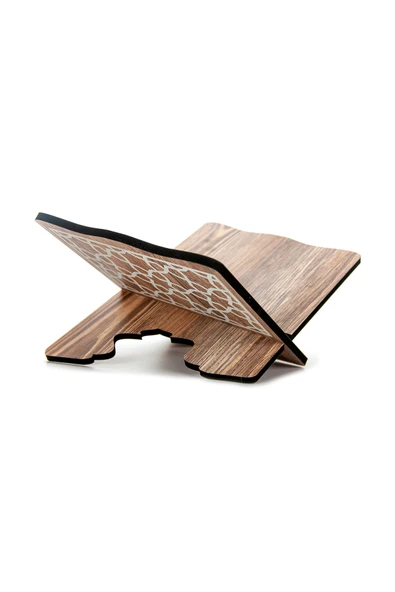 Portatif Ahşap Masa Üstü Rahle Koyu Kahve ürün görseli