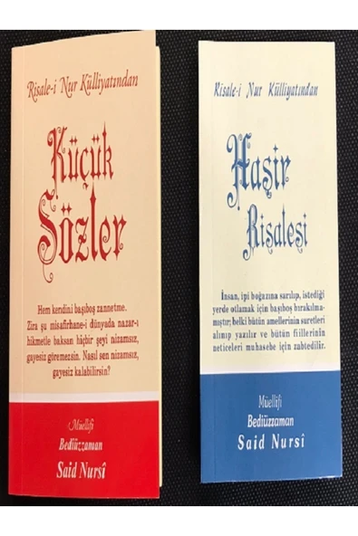 Cep Boy Haşir Risalesi + Küçük Sözler - ürün görseli