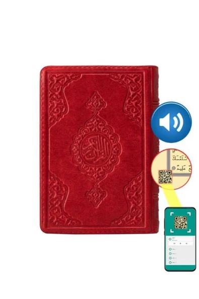 Çanta Boy Kur'an-ı Kerim (kırmızı, Kılıflı, Mühürlü) ürün görseli