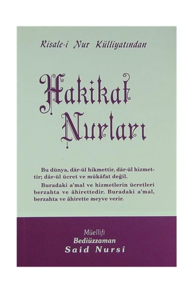 Hakikat Nurları -orta Boy (kod:414) ürün görseli
