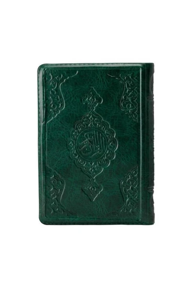 Çanta Boy, Yeşil Renk, Ahmet Hüsrev Hattı, Fermuarlı, Kuran'ı Kerim - Resim 2