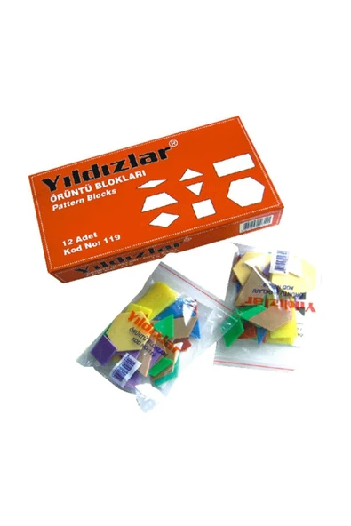 YLD119  YILDIZLAR ÖRÜNTÜ BLOKLAR ürün görseli 1