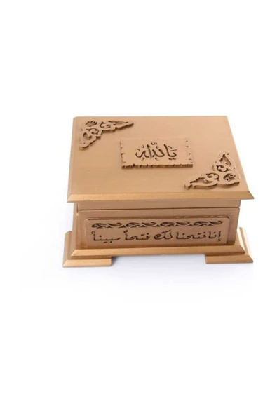 Ahşap Kutulu Kur'an-ı Kerim (0242 - B.cep Boy) - Resim 2