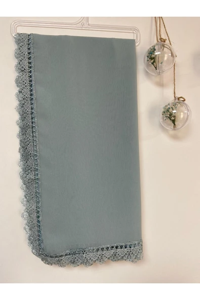 Baş Örtüsü Iğne Oyası Namaz Örtüsü,mevlüt Örtüsü Küf Yeşili ürün görseli