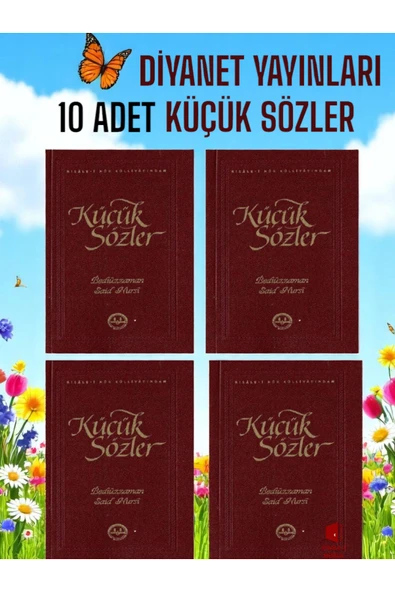 10 Adet Küçük Sözler Diyanet Yayınları Risale-i Nur Külliyatı Bediüzzaman Said Nursi Risalei Nur ürün görseli