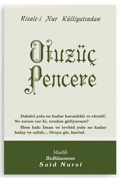 Otuzüç Pencere, Risalei Nur Külliyatından (Orta Boy, Kod:431) ürün görseli
