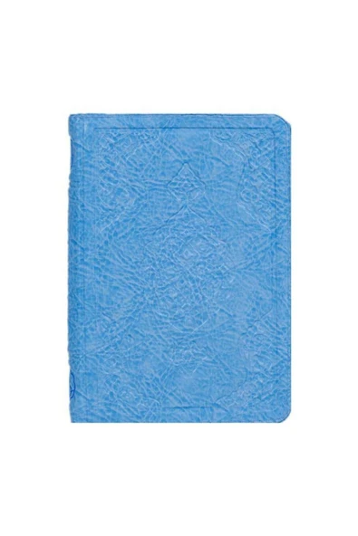 Çanta Boy Kuranı Kerim (mavi Renk-12,5 X 17,5 Cm Ebadında-altın Yaldızlı Kılıflı) - Resim 2