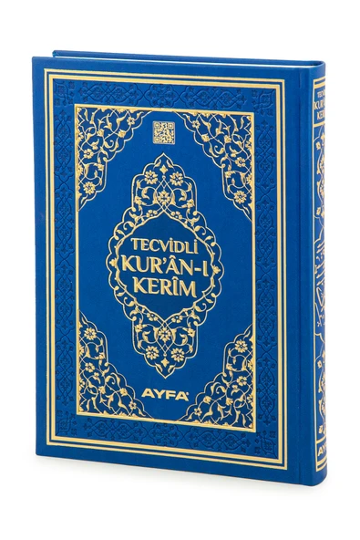 Tecvidli Kuranı Kerim - Termo Deri - Rahle Boy - Lacivert Renkli - Ayfa Yayınevi - Bilgisayar Hatlı ürün görseli