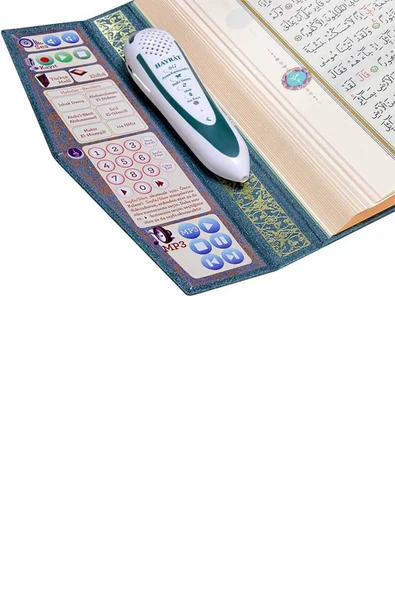 Kuran Okuyan Kalem Yeşil Orta Boy - Resim 4