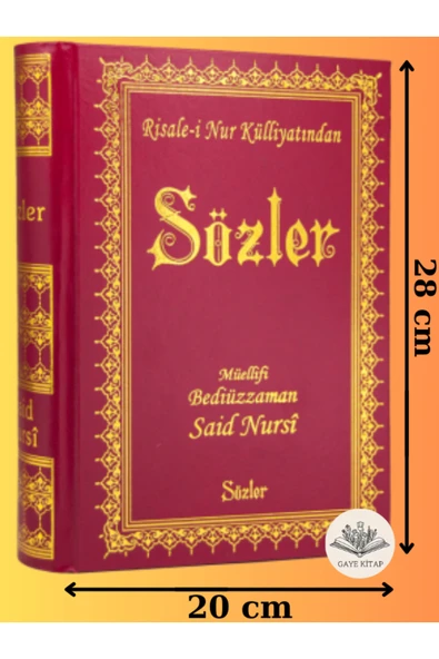Risale-i Nur Külliyatından Sözler Rahle Boy Vinleks Risalei Nur ürün görseli