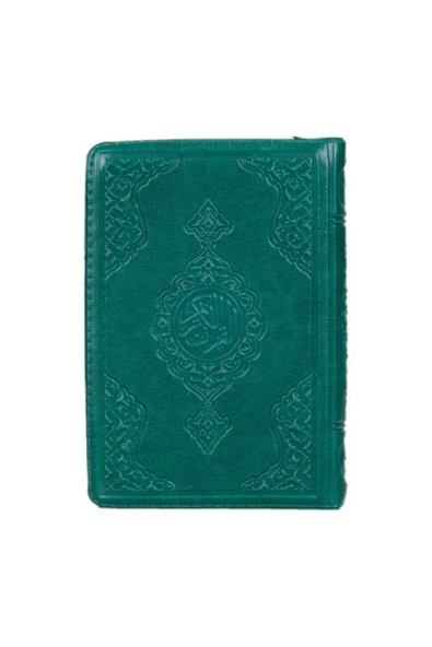 Çanta Boy Kuranı Kerim (yeşil Renk-12,5 X 17,5 Cm Ebadında-altın Yaldızlı Kılıflı) ürün görseli