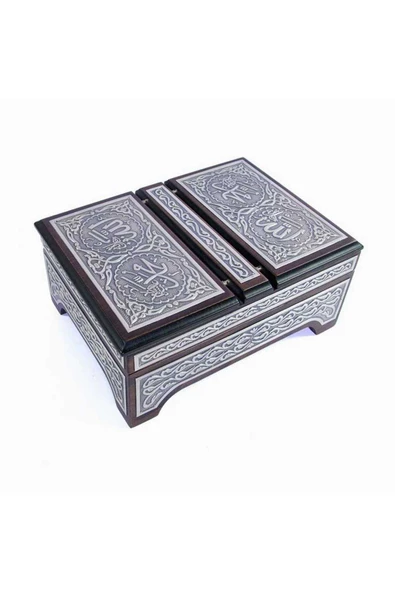 Gümüş Sandıklı Kanatlı Kur'an (ORTA BOY) - Resim 7