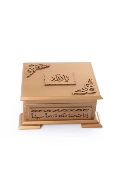 Ahşap Kutulu Kuranı Kerim Büyük Cep Boy (22.5 X 19 CM EBADINDA) - Resim 2