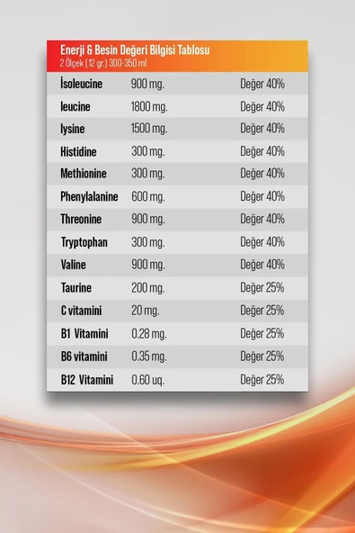 NOWUP NUTRITION Eaa All 9 Essential Amino Asit 360 gr | Çilek & Limon Aromalı | Kas Gelişimi - Resim 8