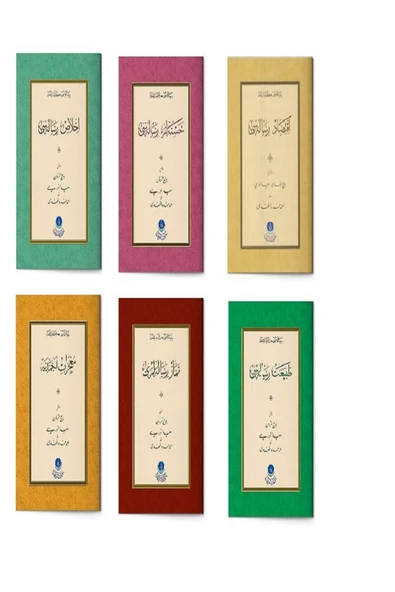 GÖLGELİ YAZI  ESERLERİ 6 ADET RİSALE-İ NUR İKTİSAD-İHLAS-TABİAT-NAMAZ-HASTALAR-M.AHMEDİYE ürün görseli