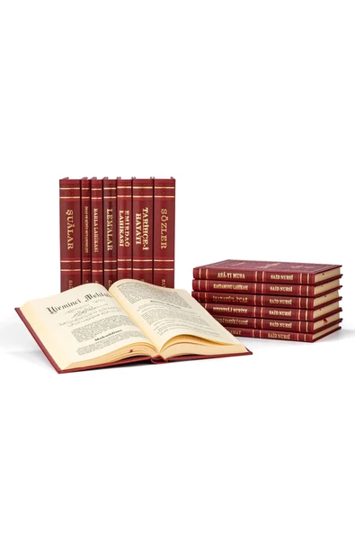 Risale-i Nur Külliyatı - Büyük Boy - Termo Deri - Risalei Nur Külliyatı - Şamua Kağıt - Resim 7