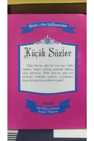 Küçük Sözler, Bediüzzaman Said Nursi ürün görseli