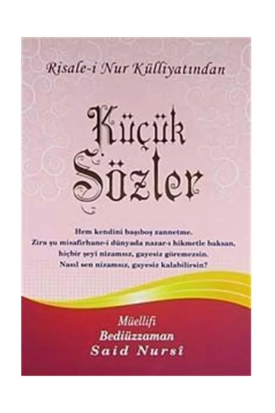 Küçük Sözler / Büyük Boy (kod:353) ürün görseli