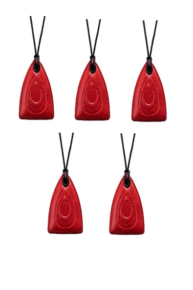 5 ADET BOYUN CEVŞENİ KIRMIZI RENK - HAYRAT NEŞRİYAT ürün görseli