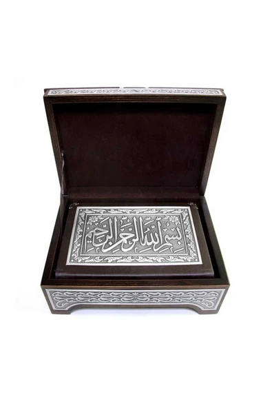 Gümüş Sandıklı Kanatlı Kur'an (ORTA BOY) - Resim 3